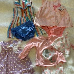 Baby girl clothing bundle